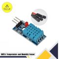 DHT11 Temperature and Humidity Sensor Module with LED & Cable for Raspberry Pi, Arduino, ESP32, and Other Microcontrollers. 