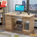 Modern Office Table with File Shelf Workstation | Laptop Computer Table | Multi Storage Space Computer Table | Wooden Office Boss Table Office Table |  Study Table for Students | Office Table for Office Work | Computer Table for Home Desk. 