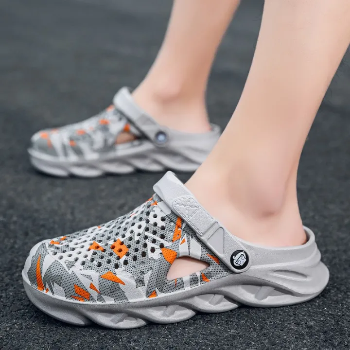 High%20Quality%20Clogs%20Men's%20Sports%20Slippers%202022%20Summer%20Quick%20Drying%20Beach%20Sandals%20Black%20Red%20Thick%20Bottom%20Garden%20Flip%20Flop%20Man%20-%20Image%205