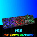 Rgb Backlit Cadeve Vr6 Wired Gaming Keyboard - Ergonomic Design For Precision Gaming Pc Control. 