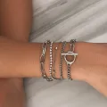 5 Pcs/Set Adjustable Bracelet for Girls Simple Stylish Bracelets for girls.