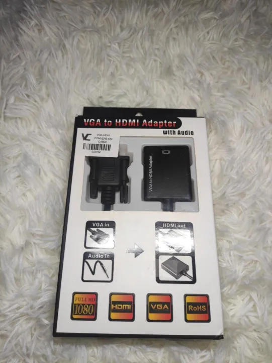 VGA%20to%20HDMI%20Connectors%20Output%201080P%20HD%20+Audio%20TV%20AV%20Video%20Cable%20Converter%20Adapter%20-%20Image%203