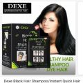 10PCS DEXE Black Hair Dye Shampoo Permanent Instant 5-Min Hair Color Dye Natural.