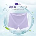 Safety Pants Underwear Thin Slimming Boxers Women's Ice Silk Cotton Crotch Elasticity Traceless Boxer Anti-Exposure Bottom Shorts. 