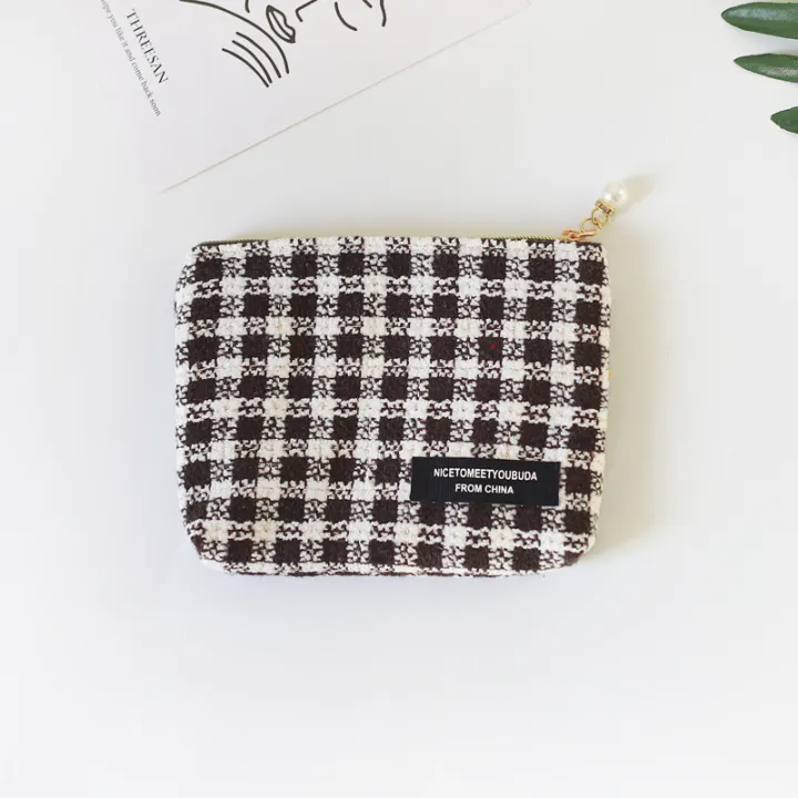 Little%20Fragrance%20Houndstooth%20Coin%20Purse%20Female%20Cute%20Mini%20Bag%20Student%20Coin%20Transportation%20Card%20Hand%20Holding%20Makeup%20Storage%20Bag%20-%20Image%208