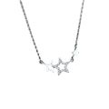 Light luxury, simple star necklace, women's summer niche design, high-end temperament, versatile and exquisite birthday gifts. 