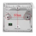 100-240V Square LED Night Light 1.5w Recessed in Pathway Wall Footlight led Staircase / Step Warm / Cool White / Blue Light.