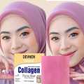 DEVNEN COLLAGEN PLUS soap vitamin C and E Brightening vitamin C and E Brightening Natural Double Whitening, Skin Firming Natural Collagen Facial Soap. 