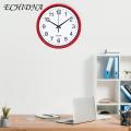 Noiseless Wall Clock Large Number Silent Wall Clock for Home Office Decoration 8 Inch Round Hang Clock. 