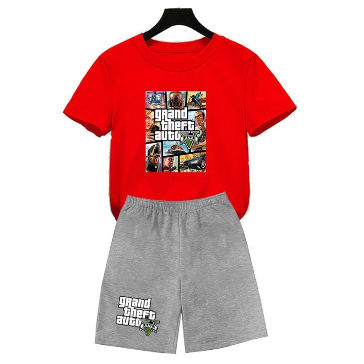 Grand%20Theft%20Auto%20Gta%20T%20Shirt%20kid%20Street%20Gta%205%20T%20Shirt%20boys%20and%20girls%20Tshirts%20children's%20clothing%20girl%20clothing%20Oversized%20t-shirt%20-%20Image%203