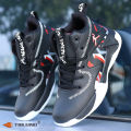 TRILEINO Professional Men's White Red Blue Basketball Shoes Basketball Sneakers Anti-skid High-top Couple Man Basketball Boots KEEMEEUYZO.