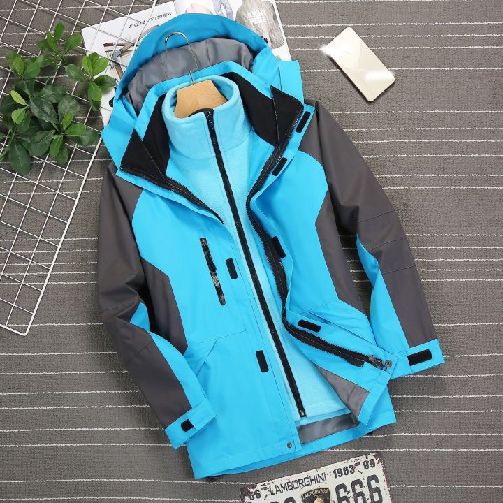Hiking%20Jacket%20Waterproof%20Women%20Men%203%20In%201%20Two-piece%20Detachable%20Windproof%20Waterproof%20Mountaineering%20Ski%20Jackets%20Men%202023%20New%20-%20Image%203