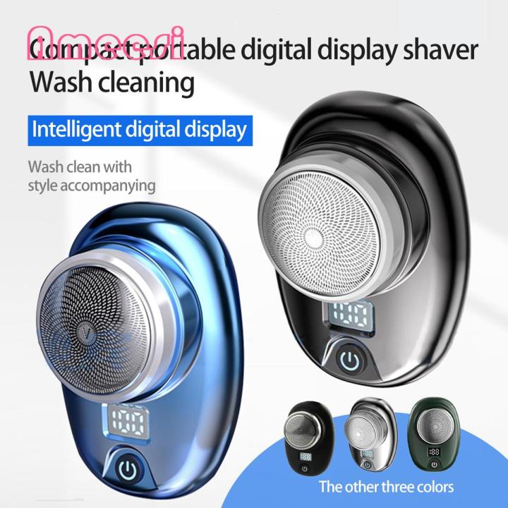 Ameesi Men Shaver Rechargeable Portable USB Charging Men Mini Electric Razor