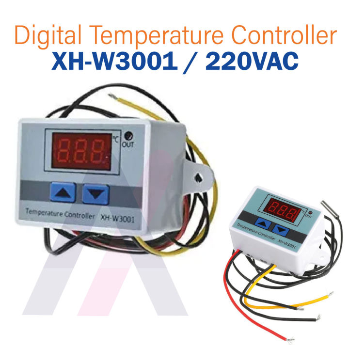 XH-W3001 AC 220V 1500W Digital Display LED Temperature Controller Thermostat Control Switch