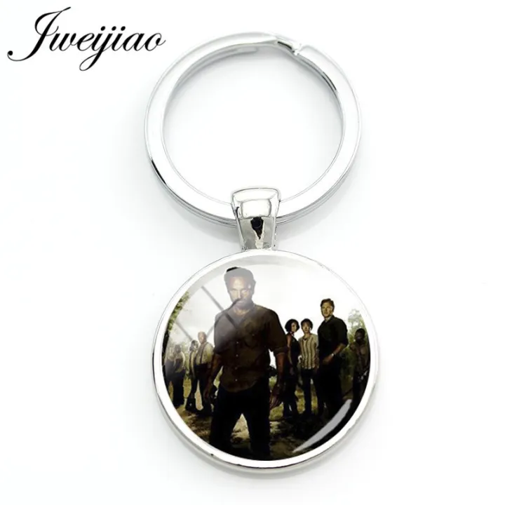 JWEIJIAO%20The%20Walking%20Dead%20Theme%20Keychain%20Figure%20Photo%20Glass%20Cabochon%20Keyring%20The%20best%20Friend%20Gift%20QF201%20-%20Image%204