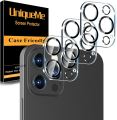 For Apple iPhone 15 Pro Max /15 pro Back 9H Full Camera Lens Protector Rear 9H 3D Camera Lens Protector,Upgraded HD,Clear Scratch Resistant [With Photo Friendly Flash Cut]. 