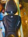 Suzuki gixxer fi gry modified seat cover. 