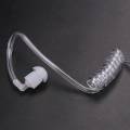 Straight Listen Only Transparent Flexible Acoustic Tube Earpiece 3.5mm Earphone headset Mono Jack for Walkie-talkie.