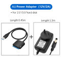 Sata 3 To USB 3.0 Adapter Cable SATA III Hard Drive Disk Converter For 2.5/3.5 inch External HDD SSD Adapter Laptop Accessories.