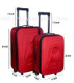 Family Size Trolley Case Long Lasting and 8 Wheel Waterproof and Washable medium Quality. 