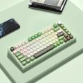 130 Keys Green Pine MOA Profile PBT Keycaps DIY Double Shot Key caps for 61/87/104 Cherry MX Switch Gaming Mechanical Keyboard. 