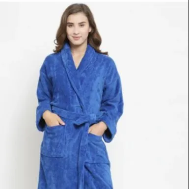 Luxurious%20Bathrobe,%20100%25%20Cotton%20for%20Women-Soft%20&%20Comfortable-%20-%20Image%204