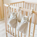 Diaper Storage Bag Wear Resistant Hanged on Crib Organizer Bag.