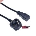 IEC 320 C19 To Singapore UK 3 Prong Plug Extension Cord For UPS PDU, Connected To C20 AC Power Cable Adapter Lead Cord 3G1.5mm. 