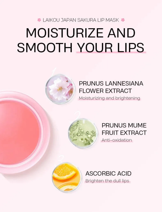 %E3%80%BD%EF%B8%8F%20LAIKOU%20Japan%20Sakura%20Lip%20Mask%20Diminishing%20Lip%20Lines%20Cherry%20blossoms%20Remove%20Wrinkle%20Cream%20Repairing%20Smoothing%20Lip%20Balm%208g%20-%20Image%207