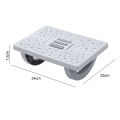Ergonomic Footrest Comfortable Rocking Foot Rest with Massage Rollers for Office Home Adjustable Angle Posture Support Anti-slip Foot Stool Easy Assembly Ergonomic Leg Support for Chair.