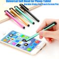 Aluminium Metal Touch Screen Stylus Pen Capacitive Pen for All Smart Phone & Tablet -Stylus Capacitive Touch Pen- Stylus Pen- Random Color. 