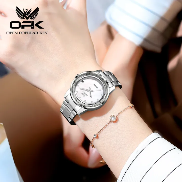 OPK%20Watch%20for%20women%20%20stainless%20steel%20strap%20waterproof%20trendy%20fashion%20diamond%20embellished%20luminous%20Korean%20trendy%20style%206013%20-%20Image%204
