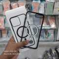 For iPhone 7 Plus  Iphone 8 Plus Magsafe Magnetic case Charger supported Slim Clear transparent Silicone Back Cover cases. 