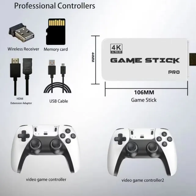 🎮 🎮 M15 Pro Game Stick 4K Gaming console wireless controller - 20k ...