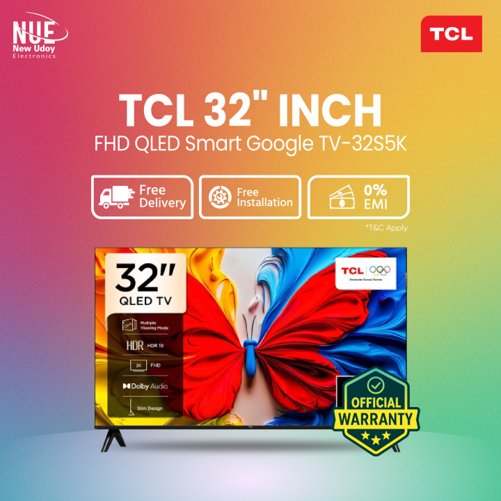TCL%2032S5K%2032%20inch%20FHD%20QLED%20Smart%20Google%20TV%20(Official)%20%20Price%20in%20Bangladesh%20%7C%20New%20Udoy%20Electronics%20-%20Image%202