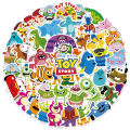 50PCS Disney Toy Story Lotso Stickers Anime Decal Skateboard Laptop Motorcycle Cute Kawaii Cartoon Movie Sticker Pack Kids Toys. 
