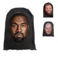 New 3D Printed Travis Scott Kanye West Drake Face Mask Rapper Celebrity Parody Baraklava Hat Funny Costume Adult.