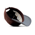 HEAD GEAR CHOCOLATE GREY DUAL TONE CORD CAP. 