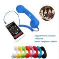 Classic retro 3.5 mm Comfort telephone Handset Mini Mic Speaker Phone Call Receiver For Iphone Samsung Huawei.