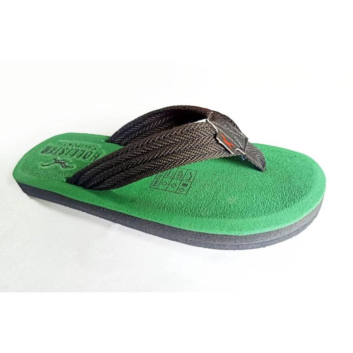 Awesome Fashionable Rubber Slipper for Men (Green_Super Durable)
