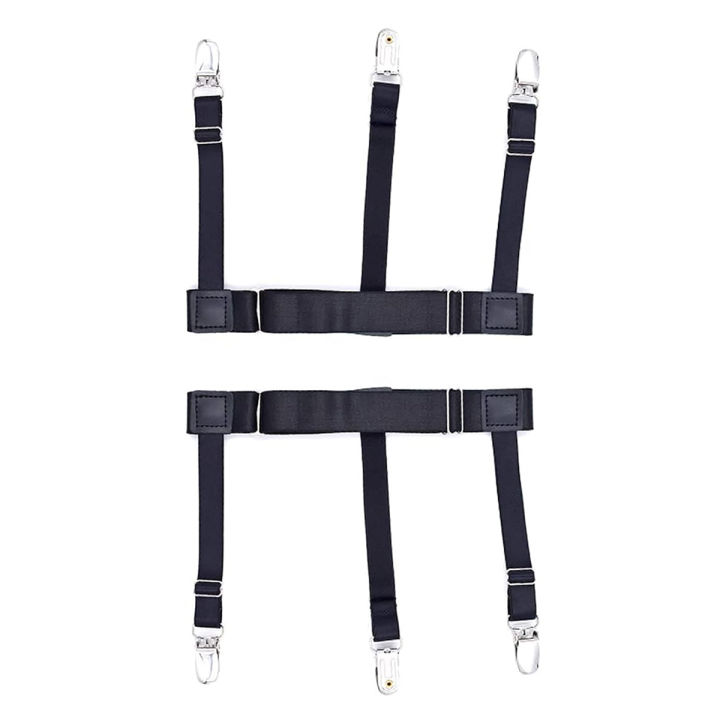 2 - Piece Men's Elastic Shirt & Sock Stay Holders
