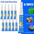 【Top-Rated Product】 20-5Pcs Fish Tank Landscaping Moss Glue Aquatic Driftwood Underwater Gel Aquarium Aquatic Water Grass Stick Fixing Glue.