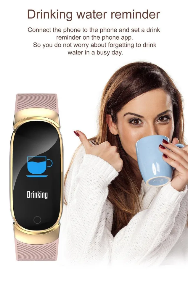 QW16 Smart Bracelet Fitness Tracker Band Heart Rate Monitor