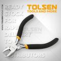TOLSEN 4.5" Mini Diagonal cutting Pliers  Bi-Dipped Handle Model: 10033. 