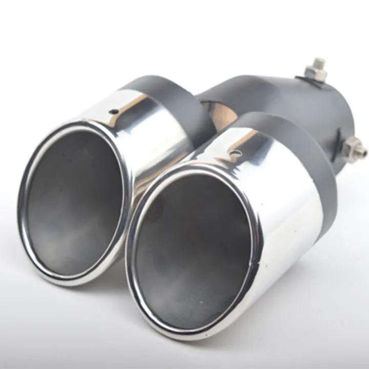 Car%20Universal%2063mm%20Stainless%20Steel%20Dual%20Outlet%20Exhaust%20Pipe%20Muffler%20Tail%20Throat%20Muffler%20Tip%20Pipe%20Grilled%20Black%20-%20Image%208