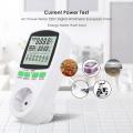 New Ac Power Meter 220V Digital Wattmeter Eu Energy Meter Watt Monitoring Power Cost Map Measurement Socket Analyzer Universal. 