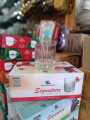 Transparent Diamond Design Coke Glass/Olila-S 202/Sorbot Glass (6 Pcs) Set.
