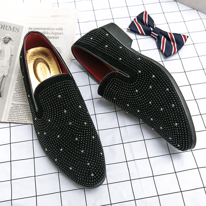Black%20Rhinestone%20Men%20loafers%20Gold%20Spiked%20Rivets%20Formal%20Men%20Casual%20Shoes%20Wedding%20Party%20Dress%20Shoes%20Men%20Flats%20Slip%20On%20Loafers%20BunnyGarden%20-%20Image%202