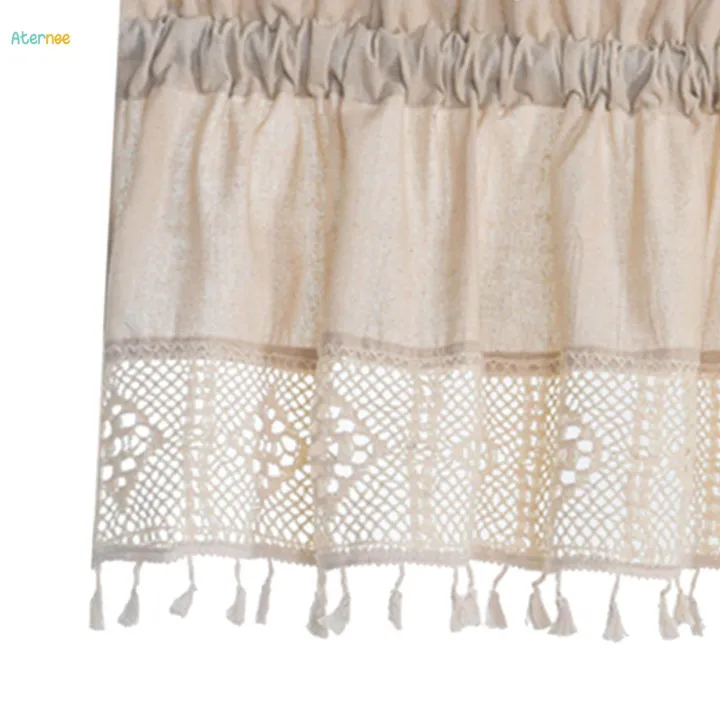 Farmhouse%20Valance%20Windows%20Short%20Curtain%20for%20Bedroom%20Kitchen%20Decoration%20150cmx60cm%20-%20Image%208