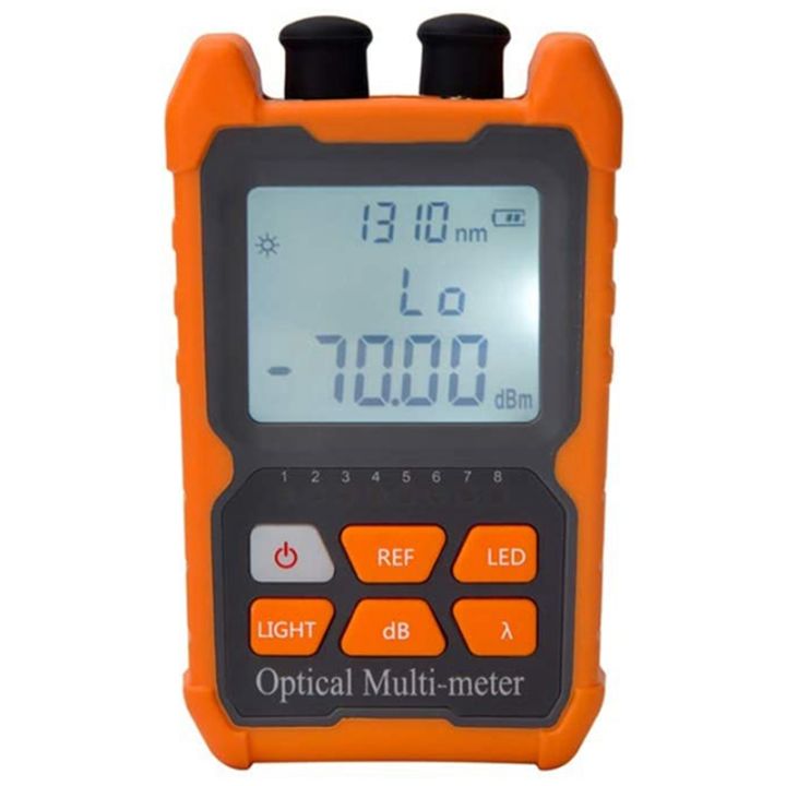 Fiber Optic Cable Tester Portable Optical Power Meter FC/SC/ST Universal Interface Fiber Tester